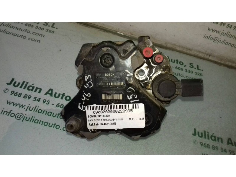 Recambio de bomba inyeccion para bmw serie 3 berlina (e46) 320d referencia OEM IAM 0445010045 7788670X1 BOSCH