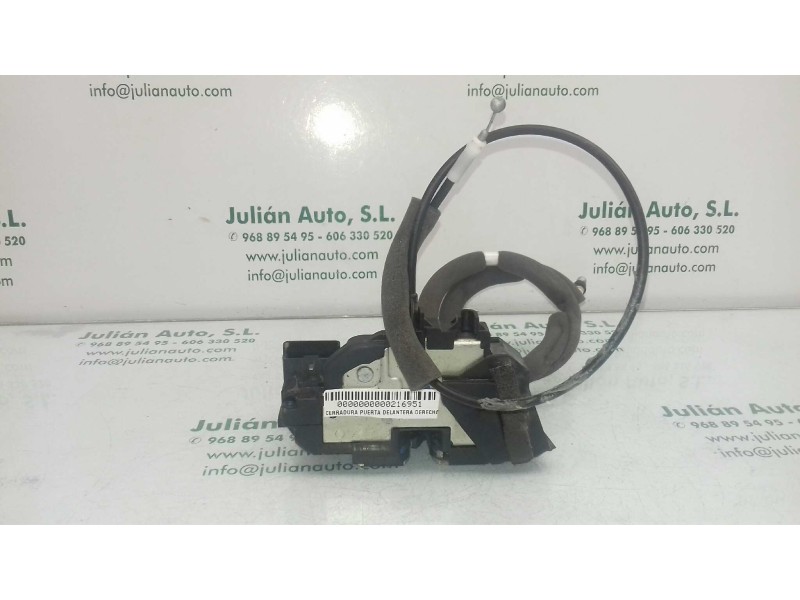Recambio de cerradura puerta delantera derecha para nissan juke (f15) acenta referencia OEM IAM X12CFRC NEGRO 3 PINES