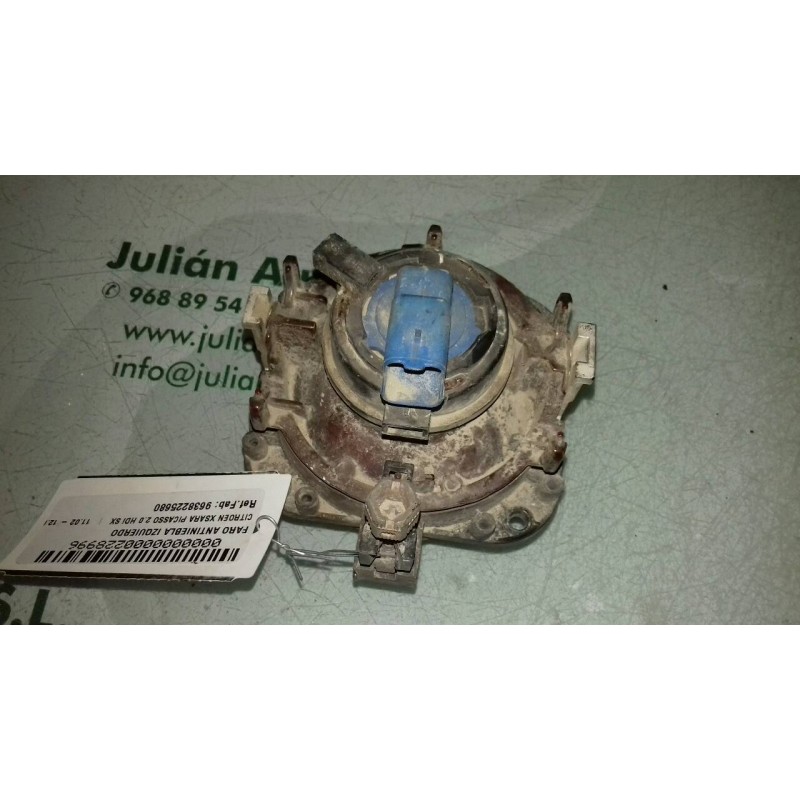Recambio de faro antiniebla izquierdo para citroen xsara picasso 2.0 hdi sx referencia OEM IAM 9638225680  VALEO