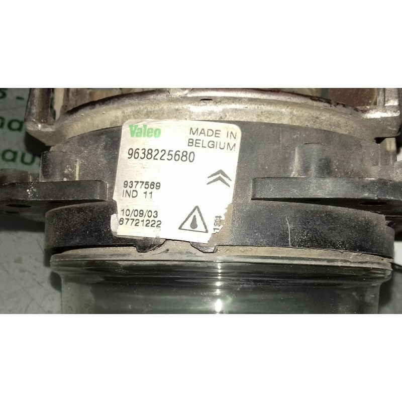 Recambio de faro antiniebla izquierdo para citroen xsara picasso 2.0 hdi sx referencia OEM IAM 9638225680  VALEO