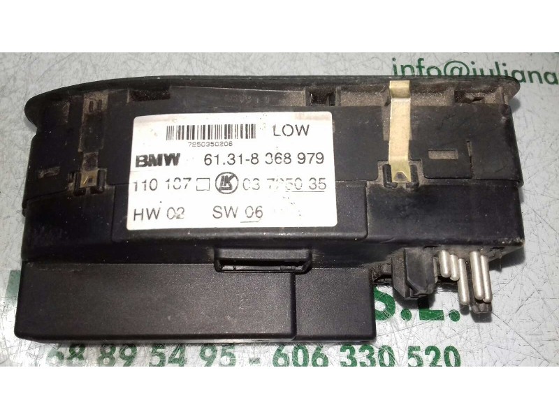 Recambio de mando elevalunas delantero izquierdo para bmw serie 5 berlina (e39) 525tds referencia OEM IAM 61318368979 03725035 