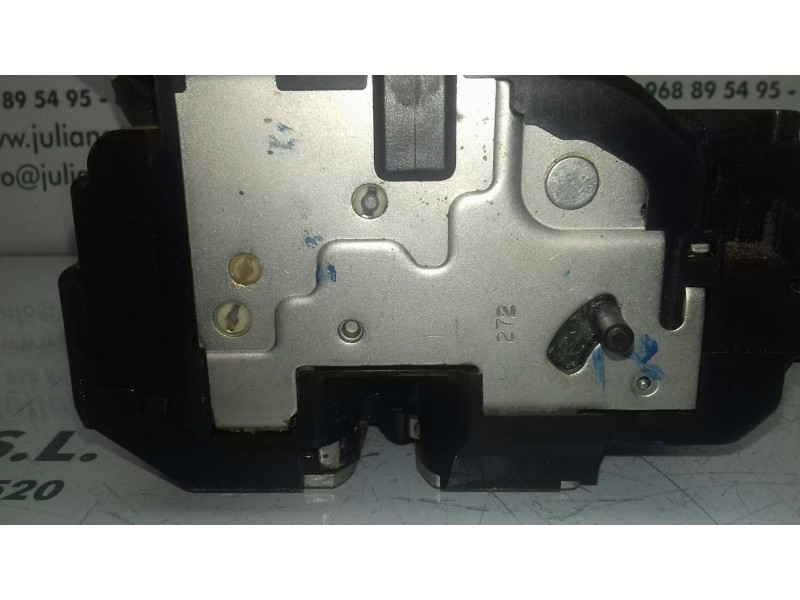 Recambio de cerradura puerta trasera izquierda para nissan juke (f15) acenta referencia OEM IAM  NEGRO 3 PINES