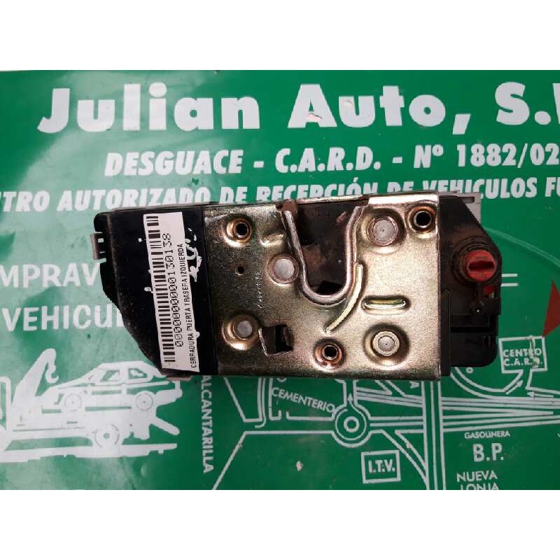 Recambio de cerradura puerta delantera izquierda para peugeot 307 (s1) xr clim plus referencia OEM IAM 6PINES 6 PINES GRIS