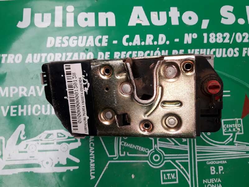 Recambio de cerradura puerta delantera izquierda para peugeot 307 (s1) xr clim plus referencia OEM IAM 6PINES 6 PINES GRIS