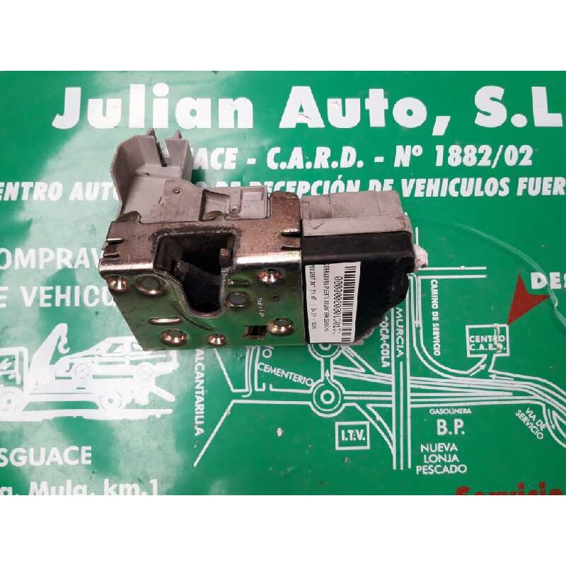 Recambio de cerradura puerta delantera derecha para peugeot 307 (s1) xt referencia OEM IAM 6PINES 6 PINES GRIS