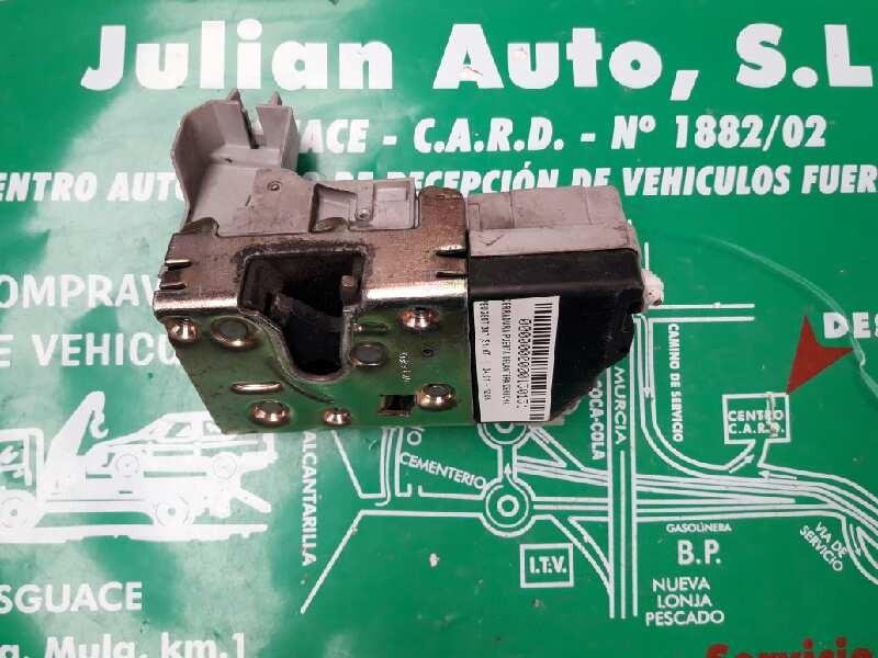 Recambio de cerradura puerta delantera derecha para peugeot 307 (s1) xt referencia OEM IAM 6PINES 6 PINES GRIS