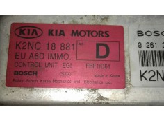 Recambio de centralita motor uce para kia shuma ii 1.6 ls berlina portón referencia OEM IAM 0261206702 1268301775 1037360468 2