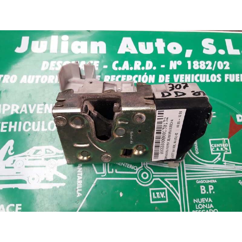 Recambio de cerradura puerta delantera derecha para peugeot 307 berlina (s2) xs referencia OEM IAM 6PINES 6 PINES GRIS