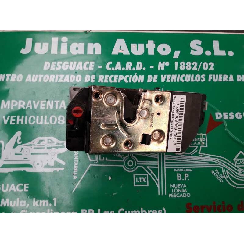 Recambio de cerradura puerta trasera derecha para peugeot 307 break/sw (s2) sw pack referencia OEM IAM  3+1 PINES GRIS