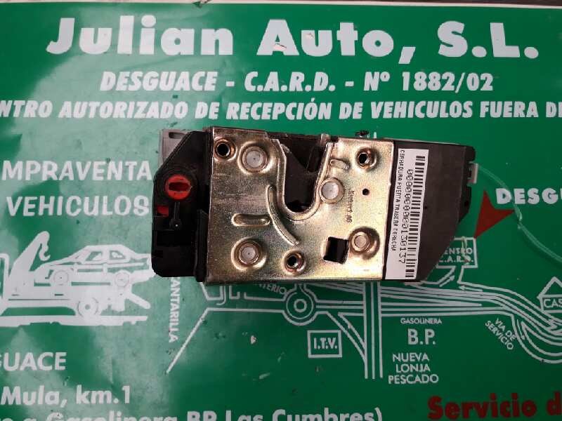 Recambio de cerradura puerta trasera derecha para peugeot 307 break/sw (s2) sw pack referencia OEM IAM  3+1 PINES GRIS