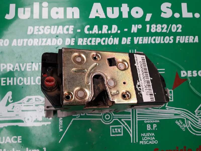 Recambio de cerradura puerta trasera izquierda para peugeot 307 (s1) xr clim plus referencia OEM IAM 3+1PINES 3+1 PINES GRIS