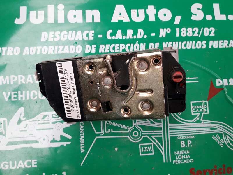 Recambio de cerradura puerta trasera izquierda para peugeot 307 break/sw (s2) sw pack referencia OEM IAM  3+1 PINES GRIS