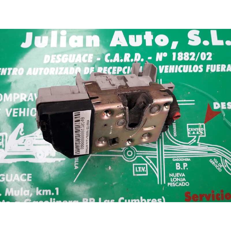 Recambio de cerradura puerta trasera izquierda para peugeot 307 (s1) xr referencia OEM IAM 3+1PINES 3+1 PINES GRIS