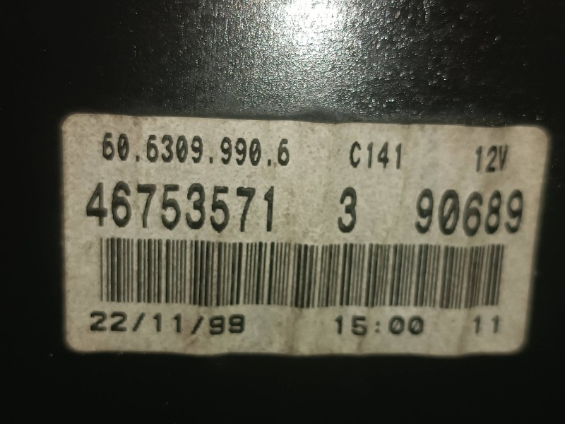 Recambio de cuadro instrumentos para fiat punto berlina (188) 1.9 diesel eco referencia OEM IAM 46753571 6063099906 