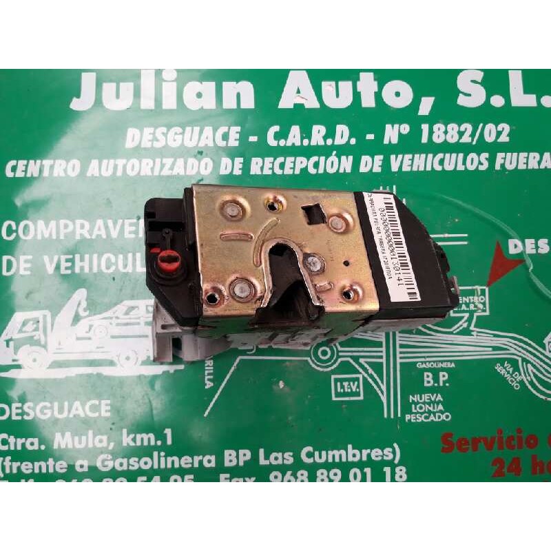 Recambio de cerradura puerta trasera izquierda para peugeot 307 (s1) xn referencia OEM IAM 3+1PINES 3+1 PINES GRIS