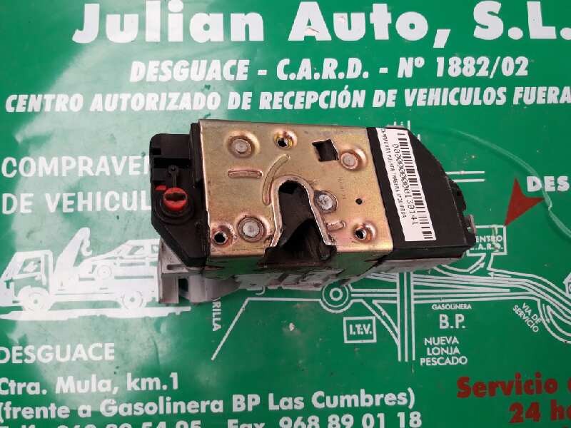 Recambio de cerradura puerta trasera izquierda para peugeot 307 (s1) xn referencia OEM IAM 3+1PINES 3+1 PINES GRIS