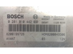 Recambio de centralita motor uce para renault megane i fase 2 berlina (ba0) 1.9 d expression referencia OEM IAM 8200199726 02810 2