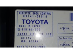 Recambio de centralita cierre para toyota corolla verso (r1) 1.8 luna referencia OEM IAM 897410F010 E1310R021776 61B168000 2
