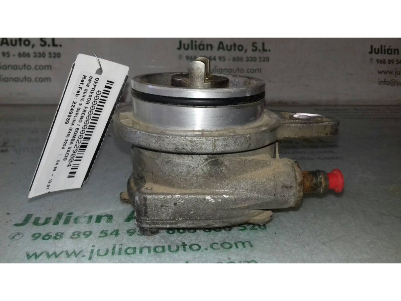 Recambio de depresor freno / bomba vacio para bmw serie 3 berlina (e46) 320d referencia OEM IAM 2249939 96110885  Recambio de depresor freno / bomba vacio para bmw serie 3 berlina (e46) 320d referencia OEM IAM 2249939 96110885