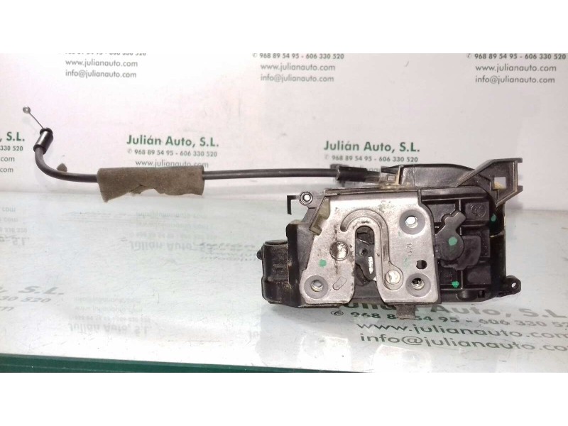 Recambio de cerradura puerta delantera derecha para renault clio iii expression referencia OEM IAM  NEGRO 4 PINES