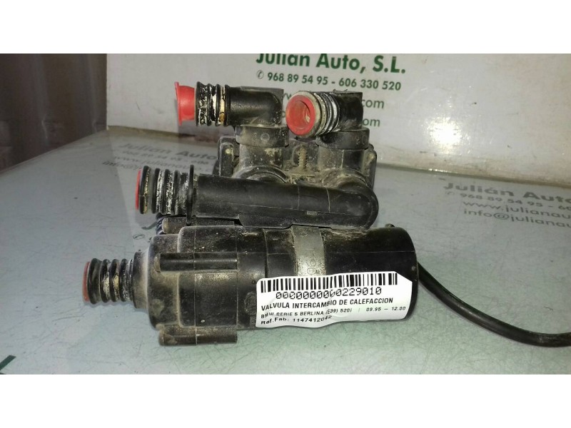 Recambio de valvula intercambio de calefaccion para bmw serie 5 berlina (e39) 520i referencia OEM IAM 1147412042 1382299 