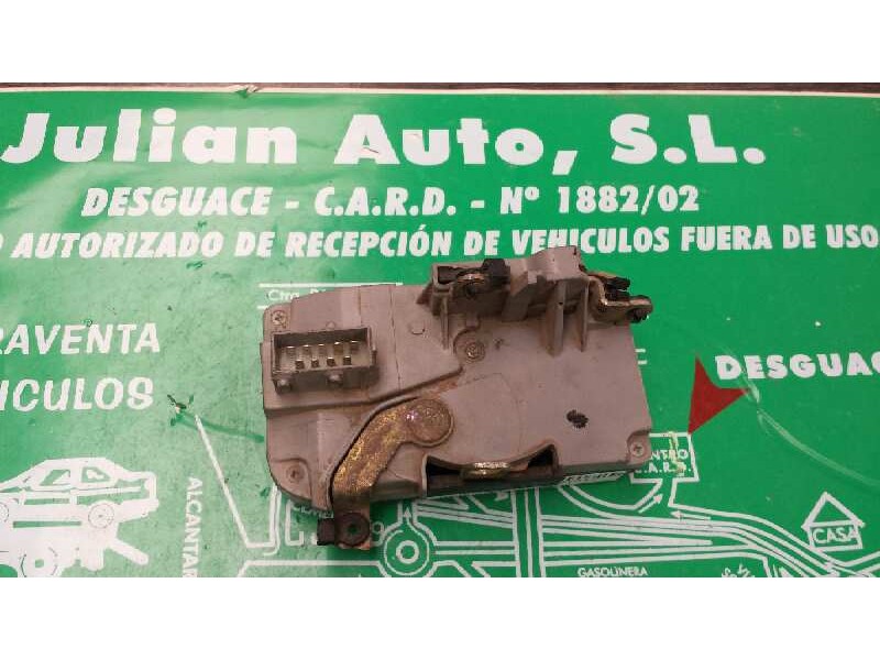 Recambio de cerradura puerta delantera derecha para peugeot 206 berlina referencia OEM IAM 5+4PINES 5+4 PINES GRIS