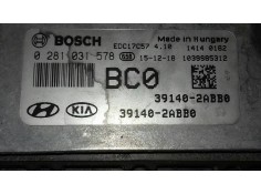 Recambio de centralita motor uce para hyundai tucson essence bluedrive 2wd referencia OEM IAM 0281031578 391402ABB0 BOSCH 2