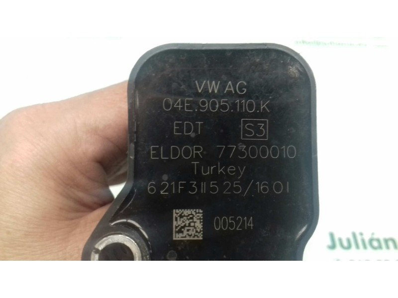 Recambio de bobina encendido para seat leon (5f1) reference referencia OEM IAM 04E905110K 77300010 ELDOR