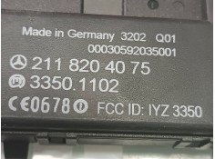Recambio de modulo electronico para mercedes-benz clase e (w211) berlina e 500 (211.070) referencia OEM IAM 2118204075 33501102  2