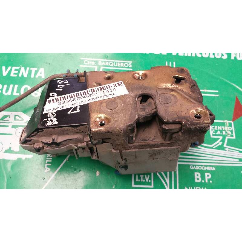 Recambio de cerradura puerta delantera derecha para citroen berlingo 1.9 d sx familiar referencia OEM IAM 4+2PINES 4+2 PINES GRI