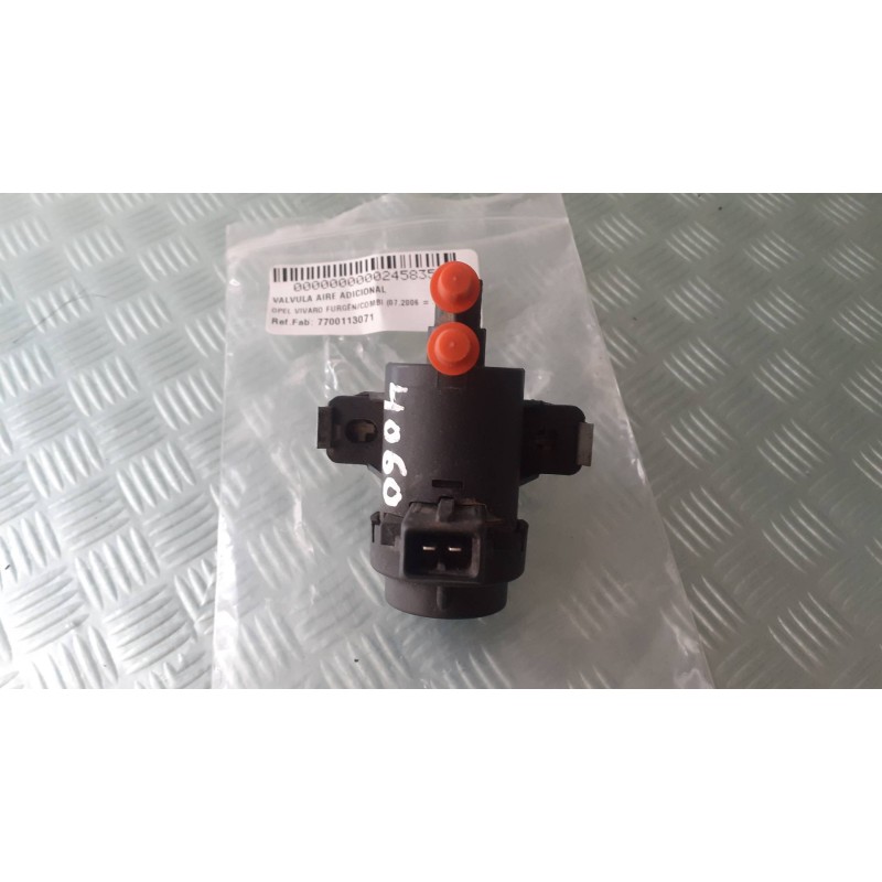 Recambio de valvula aire adicional para opel vivaro furgón/combi (07.2006 =>) furgón 2.9t l1h1 referencia OEM IAM 7700113071 CON