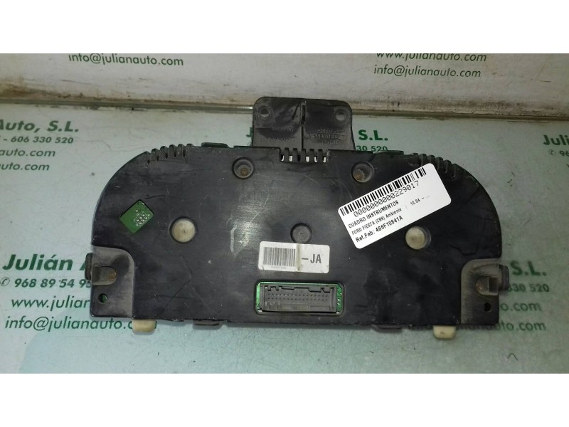 Recambio de cuadro instrumentos para ford fiesta (cbk) ambiente referencia OEM IAM 4S6F10841A 44ZNMZU253 