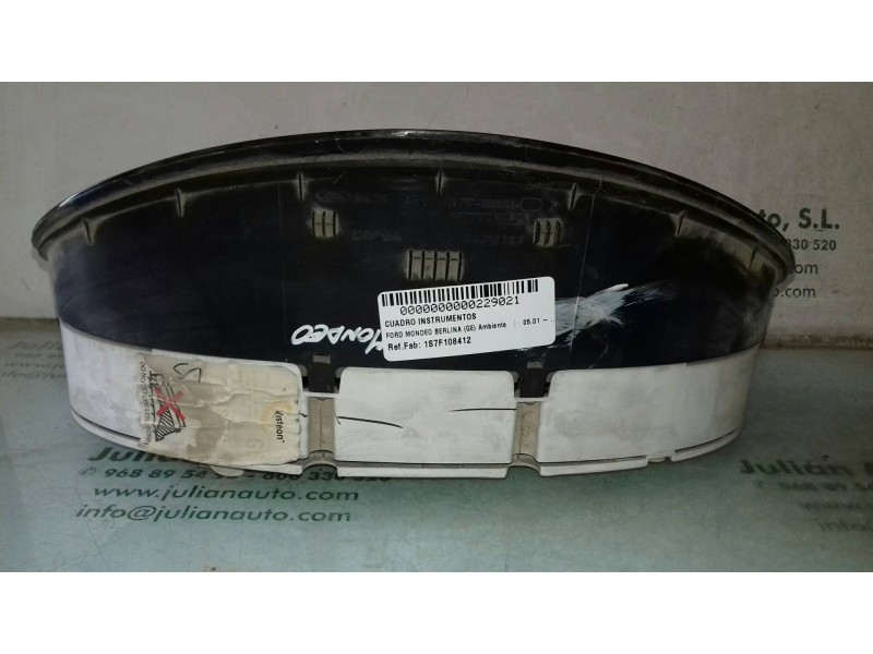 Recambio de cuadro instrumentos para ford mondeo berlina (ge) ambiente referencia OEM IAM 1S7F108412  VISTEON