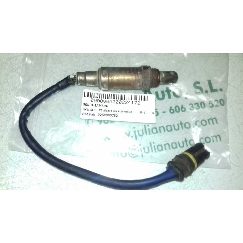 Recambio de sonda lambda para bmw x5 (e53) 4.6is automático referencia OEM IAM 0258003782  