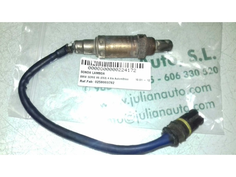 Recambio de sonda lambda para bmw x5 (e53) 4.6is automático referencia OEM IAM 0258003782  