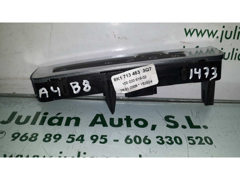 Recambio de guarnecidos palanca cambio para audi a4 ber. (b8) básico referencia OEM IAM 8K1713463  SELECTOR MARCHAS