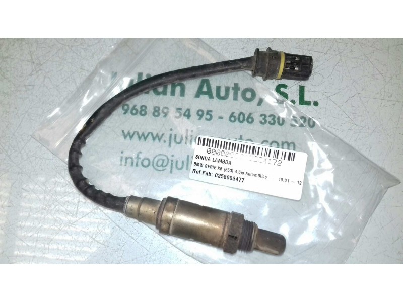 Recambio de sonda lambda para bmw x5 (e53) 4.6is automático referencia OEM IAM 0258003782  