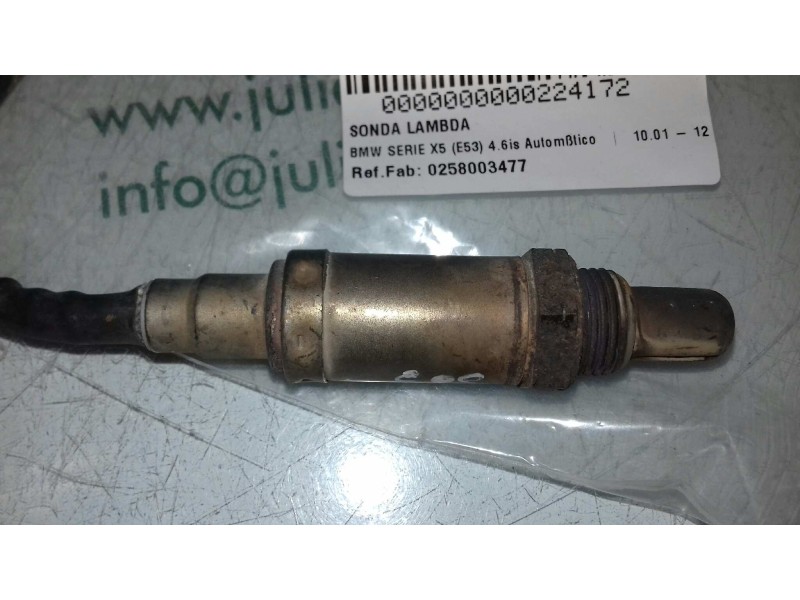 Recambio de sonda lambda para bmw x5 (e53) 4.6is automático referencia OEM IAM 0258003782  