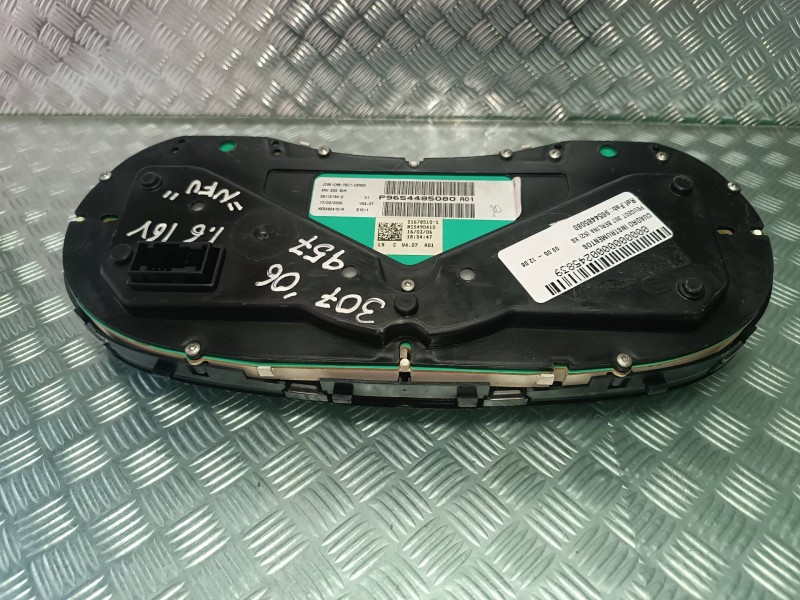 Recambio de cuadro instrumentos para peugeot 307 berlina (s2) xs referencia OEM IAM 9654485080 216775064 JOHNSON CONTROLS