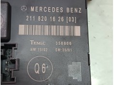 Recambio de modulo electronico para mercedes-benz clase e (w211) berlina e 320 cdi (211.026) referencia OEM IAM 2118201626 35680 2