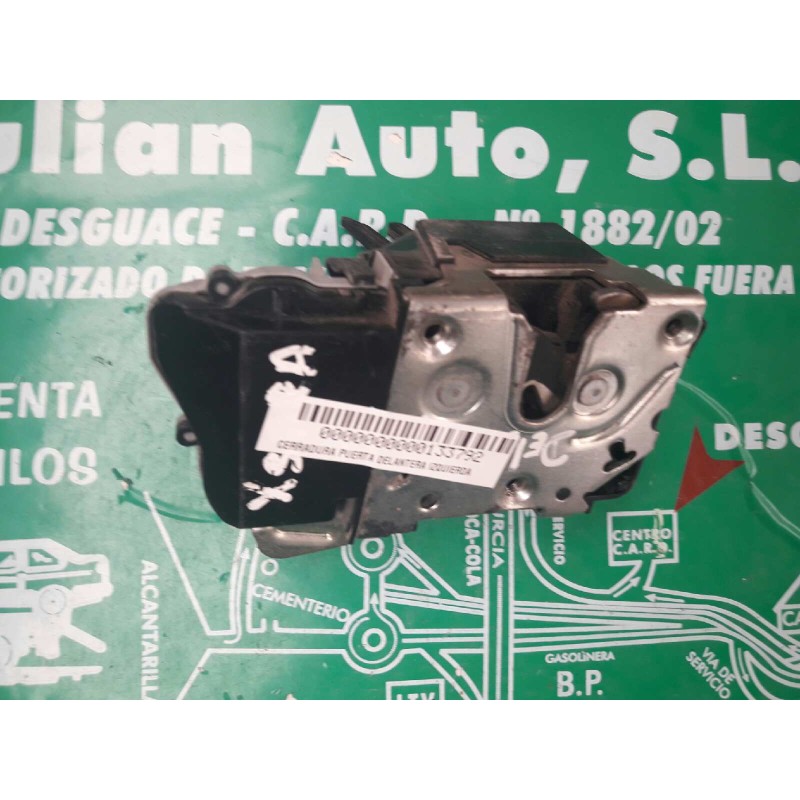 Recambio de cerradura puerta delantera izquierda para citroen xsara berlina referencia OEM IAM 6PINES 6 PINES GRIS