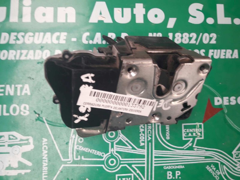 Recambio de cerradura puerta delantera izquierda para citroen xsara berlina referencia OEM IAM 6PINES 6 PINES GRIS