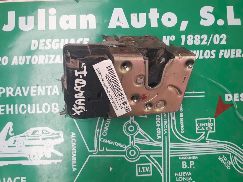 Recambio de cerradura puerta delantera izquierda para citroen xsara berlina referencia OEM IAM 6PINES 6 PINES GRIS Recambio de cerradura puerta delantera izquierda para citroen xsara berlina referencia OEM IAM 6PINES 6 PINES GRIS