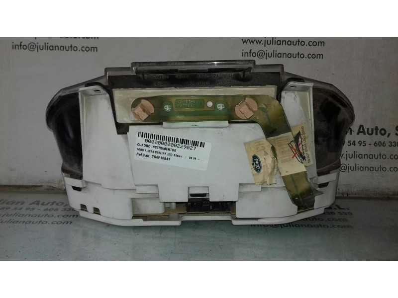Recambio de cuadro instrumentos para ford fiesta berlina (dx) básico referencia OEM IAM YS6F10841 44ZU174AU VISTEON