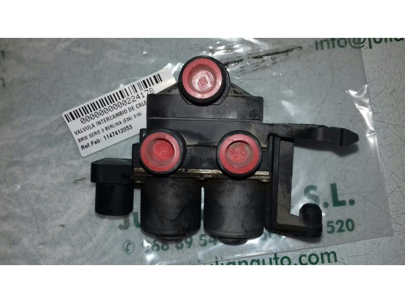 Recambio de valvula intercambio de calefaccion para bmw serie 3 berlina (e36) 318i referencia OEM IAM 1147412053  3 PINES