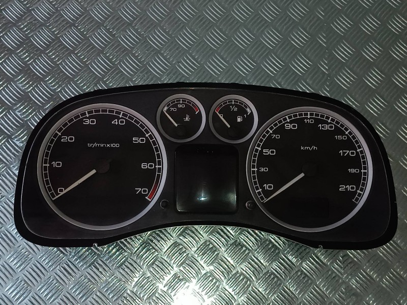 Recambio de cuadro instrumentos para peugeot 307 (s1) xn referencia OEM IAM 9645768480 216518625 SAGEM