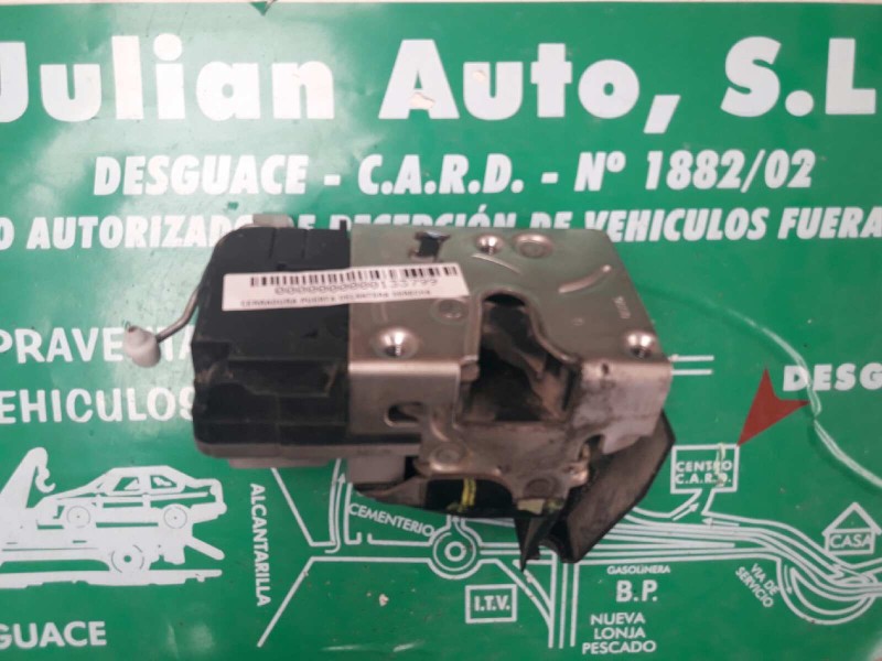 Recambio de cerradura puerta delantera derecha para peugeot 307 break/sw (s2) sw pack referencia OEM IAM 6PINES 6 PINES GRIS