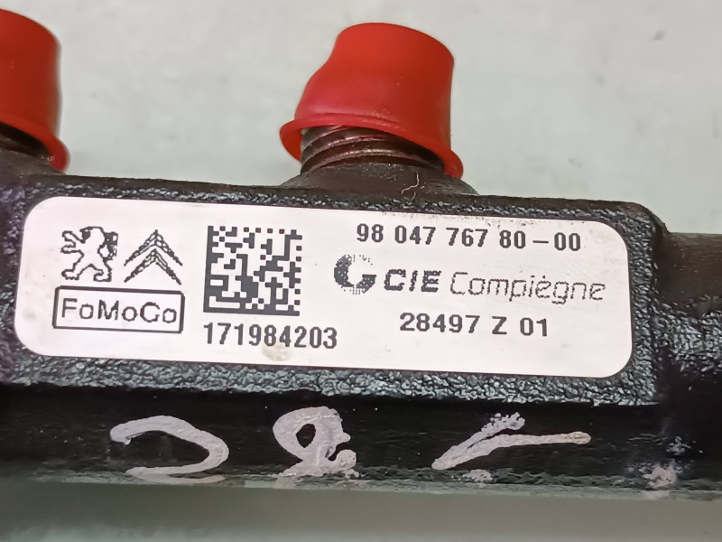 Recambio de rampa inyectora para peugeot 308 business line referencia OEM IAM 980477678000 9804776780 171984203