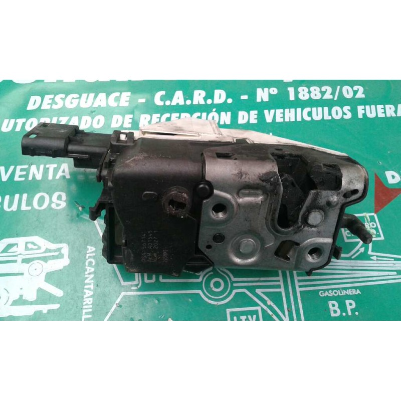 Recambio de cerradura puerta delantera derecha para peugeot 308 sw confort referencia OEM IAM  6 PINES NEGRO