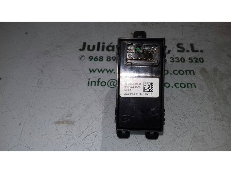 Recambio de mando elevalunas delantero derecho para kia cee´d drive referencia OEM IAM 49D5101000 93580A2000 